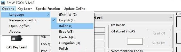 vvdi-bmw-language