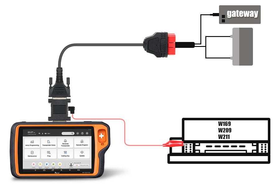 Xhorse XDKP24 Mercedes-Benz MB power adapter