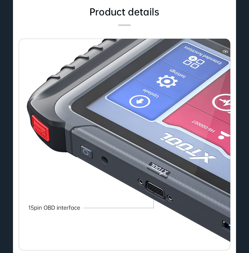 XTOOL D8 OBD2 Professional Automotive Diagnostic Tool