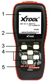 XTOOL PS201 OBD2 CODE READER