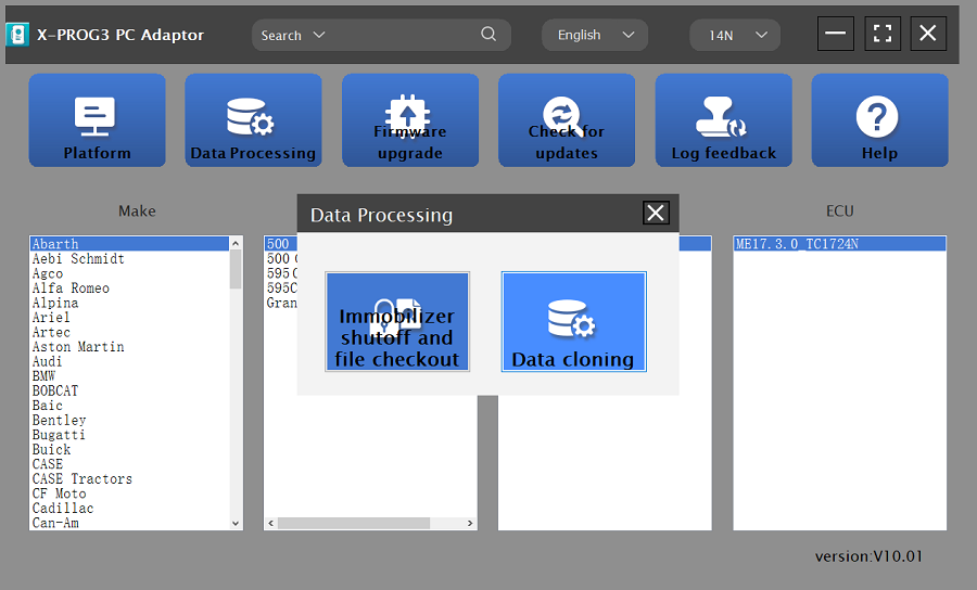 Launch X431 IMMO Programmer GIII X-Prog 3 X-PROG3 PC Adaptor Overseas Online Configuration Launch X431 IMMO Programmer GIII X-Prog 3 X-PROG3 PC Adaptor Overseas Online Configuration