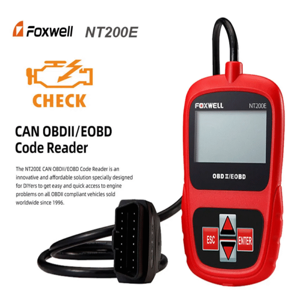 Foxwell NT200E Diagnostic Scan Tool  quickly read and clear engine Diagnostic Trouble Codes (DTCs) support dieselcars petrolcars - Image 3